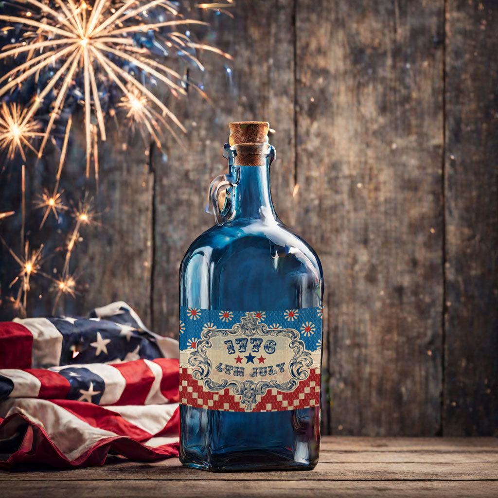 Vintage 4th of July Long Labels – Wrap-Around Printable Decor