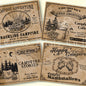 Campfire Candle Labels Printable