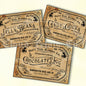 Vintage Easter Sweet Treat Label – Chocolate Eggs, Candy Chicks & Jelly Beans Printable