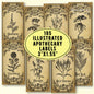 Printable apothecary herb labels