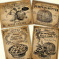 Printable fall bakery labels apple pie pumpkin butter apple butter