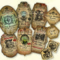 Printable haunted pirate potion labels for halloween