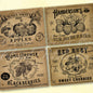 Printable kitchen labels for apple, strawberries, blackberries and cherries