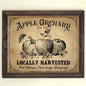 Vintage Apple Orchard Farm Sign – Printable Rustic Fall Wall Art & Harvest Decor