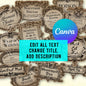 Gothic Halloween Potion Labels – Editable Vintage Canva Templates