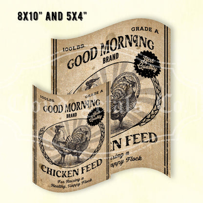 Vintage Farm Fresh Eggs Sign – Rustic Burlap Kitchen Wall Art (Printable Digital Download)