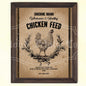 Vintage Chicken Feed Sign – Rustic Farmhouse Wall Art (Printable Digital Download)