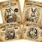 Vintage Easter Labels – Printable Bunny Bliss, Hoppity Express, Springtime Bakery & Sweet Bunny Bites