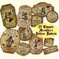 Classic Monster Potion Labels Printable – Frankenstein, Zombie & More
