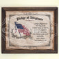 Pledge of Allegiance Wall Art Horizontal – Vintage Patriotic Printable