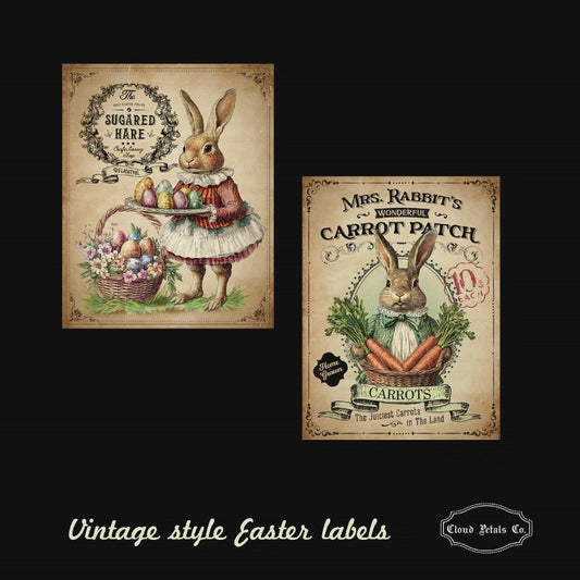 Video of Elizabethan Easter labels