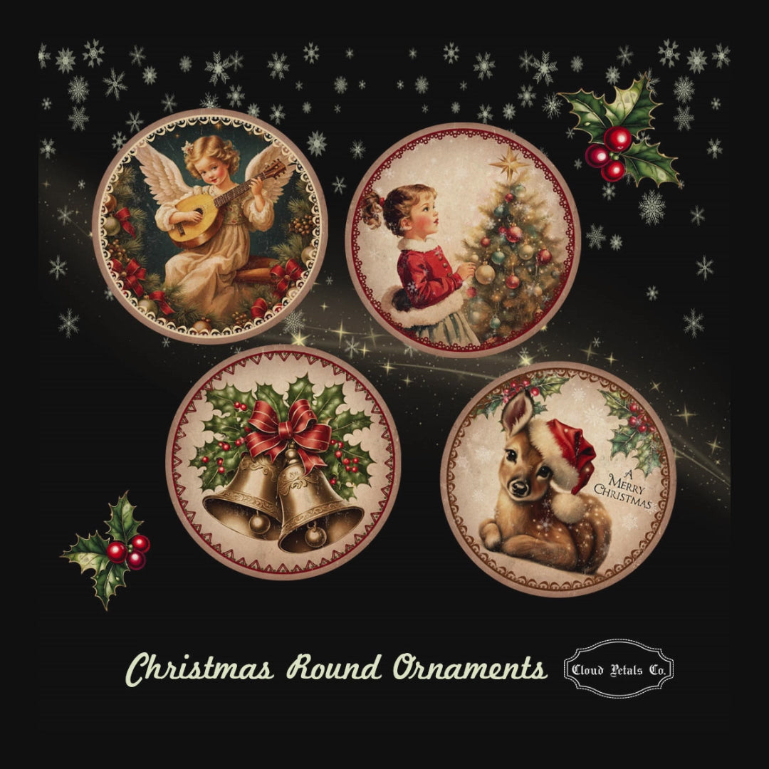 video of vintage christmas images